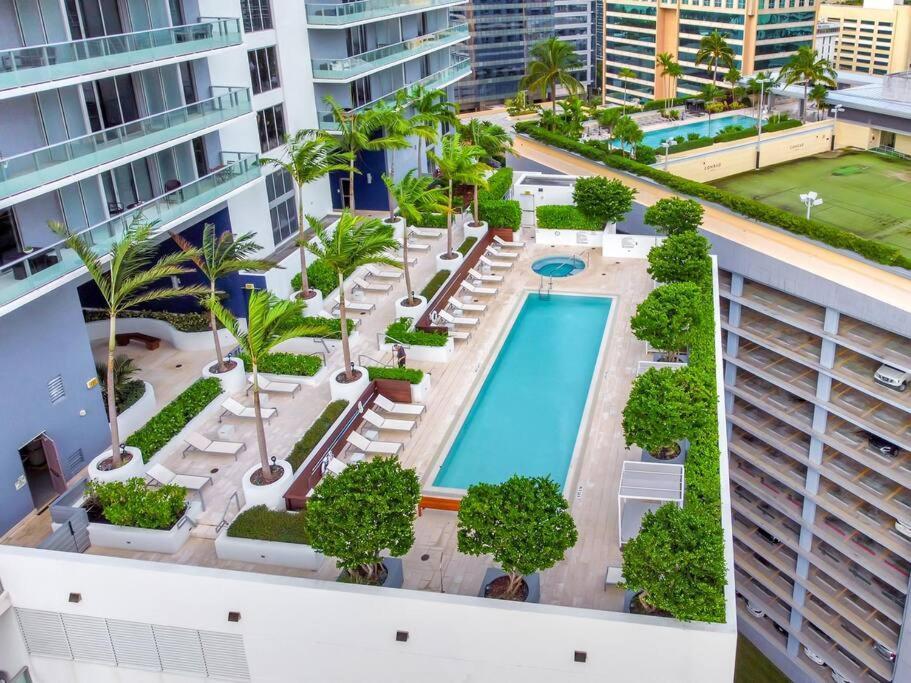 Lovely Upscale Condo Gorgeous View 2Bd 2Bath In Brickell Miami Exterior foto